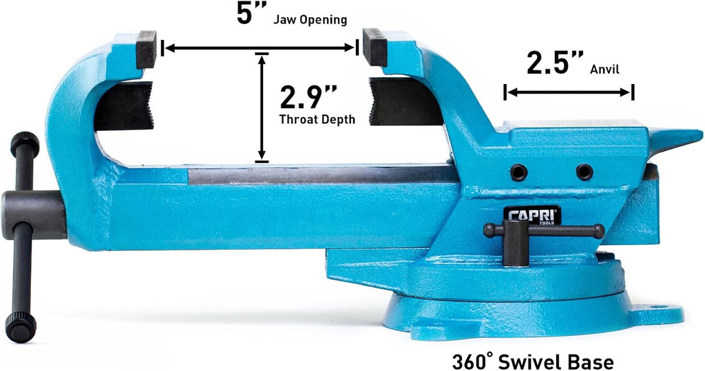 Forged Steel Bench Vise, 7 X42062