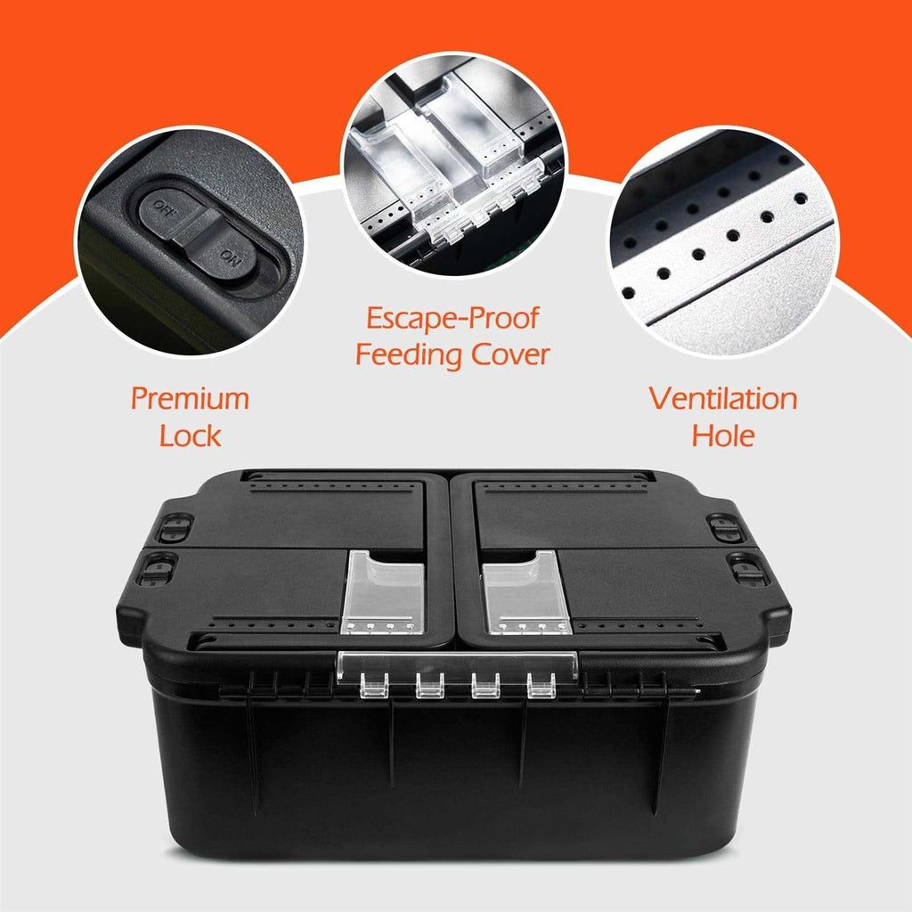 Small Pet Carrier Cage with Tweezer Bowl G127
