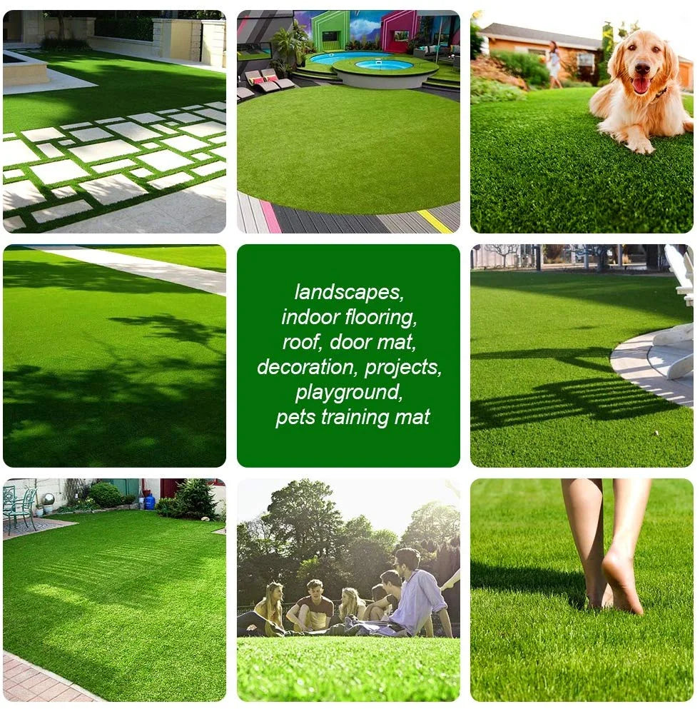 1.38" Pile Height 6FTx14FT Artificial Grass J8627