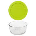 2-Cup Glass Storage Bowl with Plastic Lid P685422