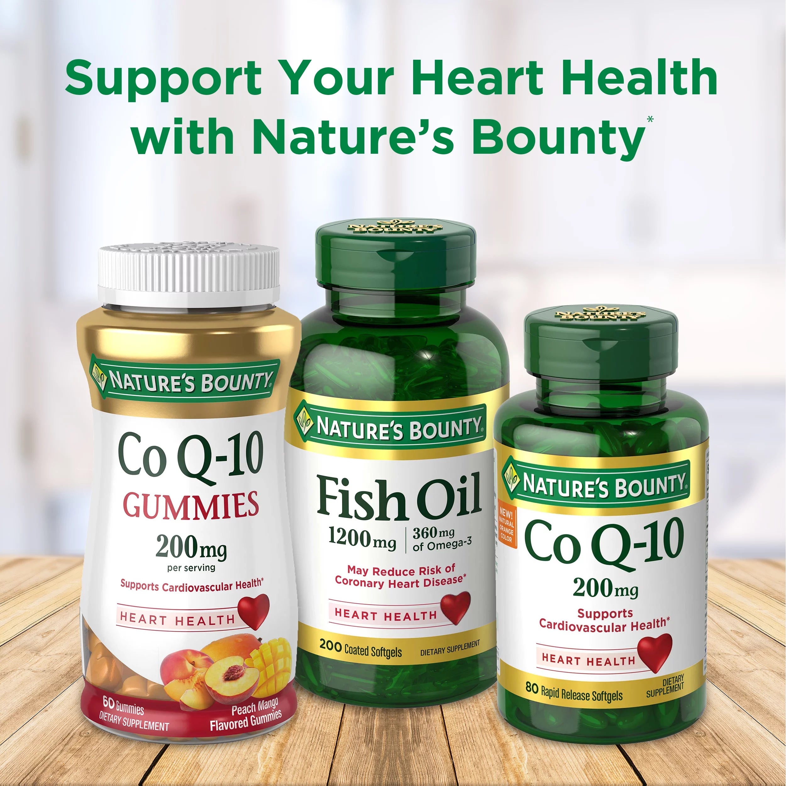1200 Mg Fish Oil Softgels, 200 Ct, 2 Pack H1542