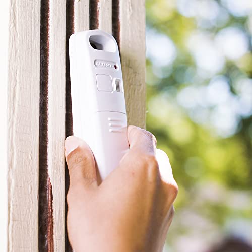 White Wireless Temperature and Humidity Sensor P70586
