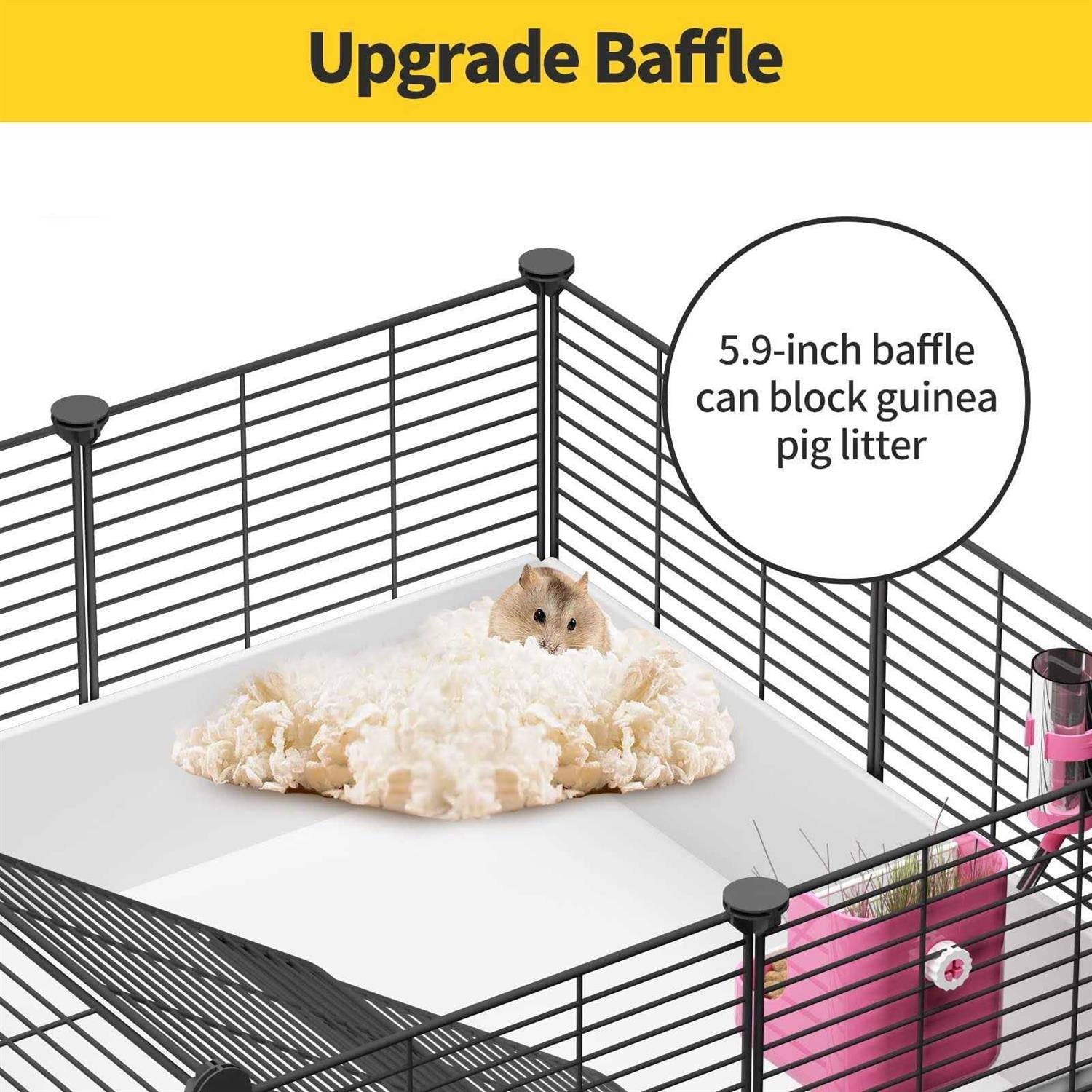 Guinea Pig Cage with Waterproof Plastic Bottom H59635