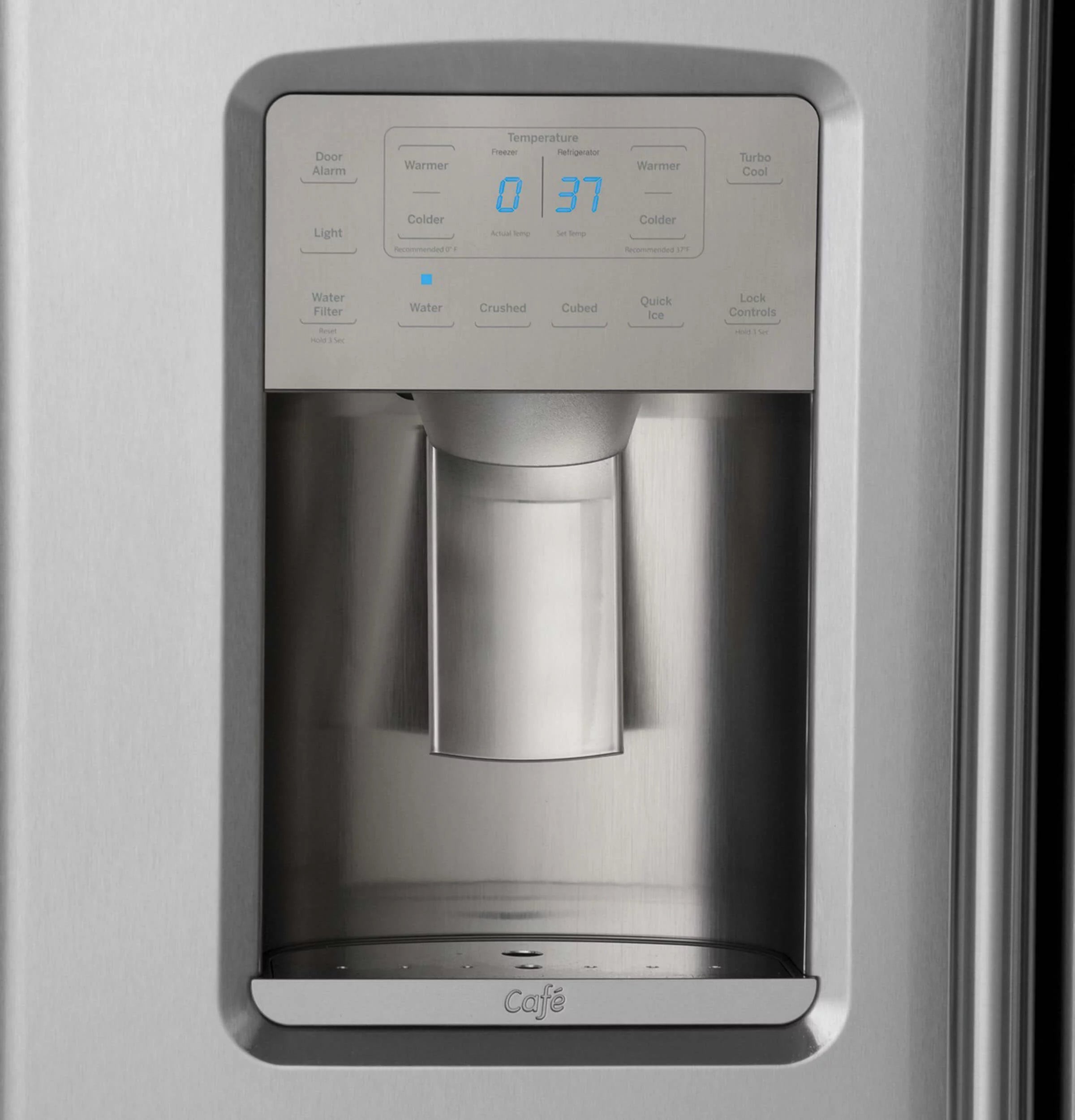 22 Cu. Ft. Stainless Counter-Depth Side-by-Side Refrigerator B190517
