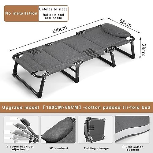 Portable Folding Camping Cot with Pillow P382324