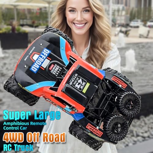 2.4G Amphibious Remote Control Car, 1:16 Scale, Blue T3502