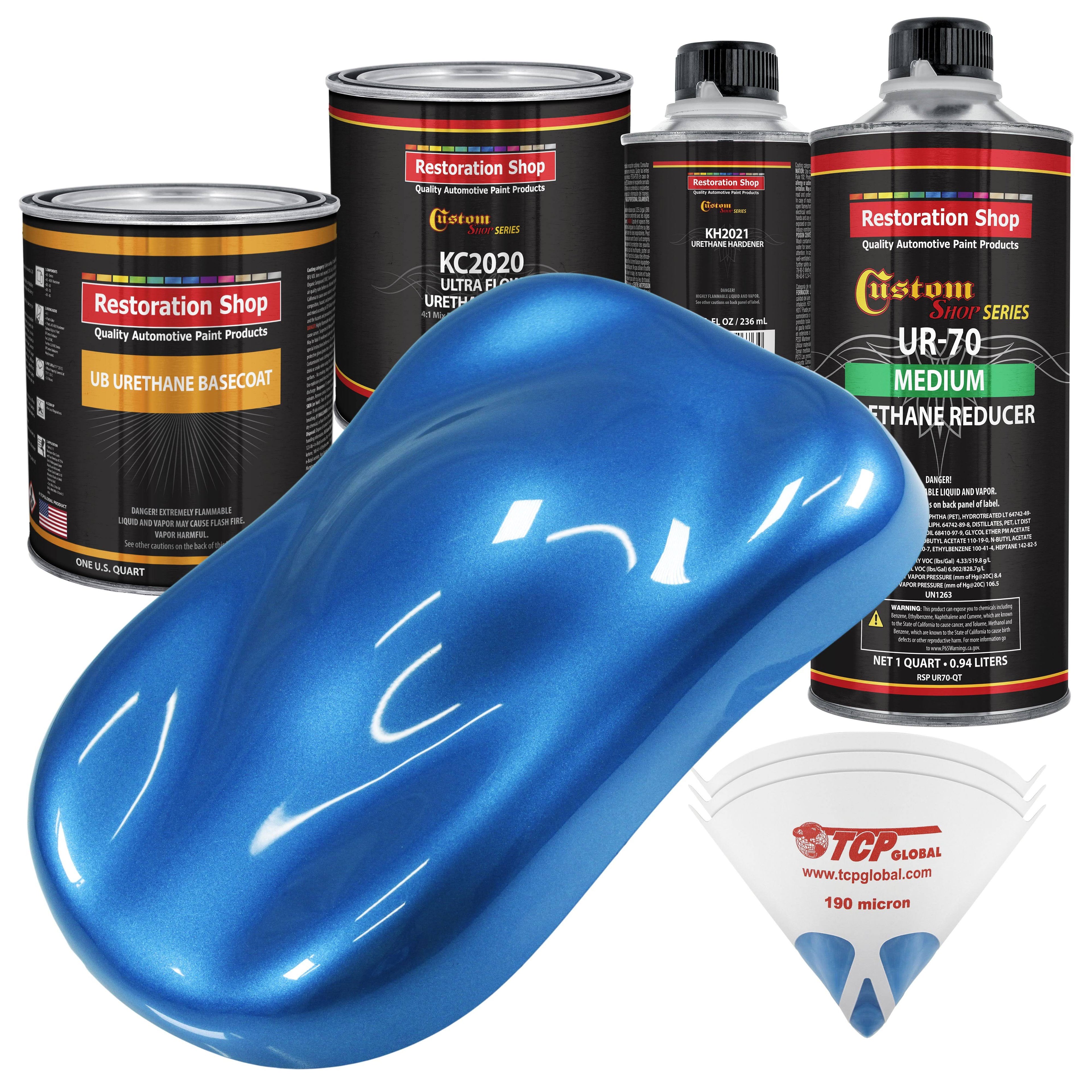 Fiji Blue Metallic Basecoat Quart Kit X590