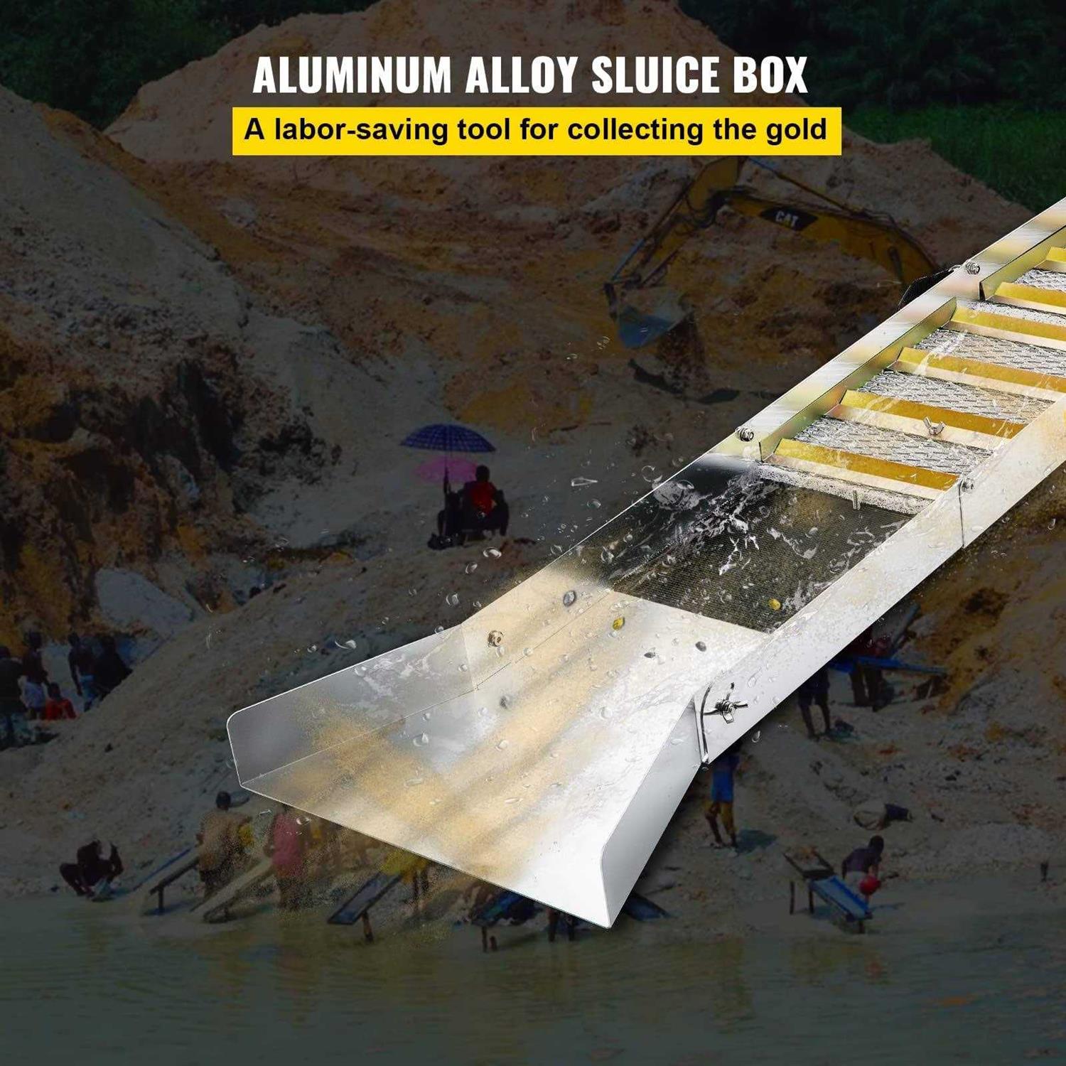 Compact 50 Aluminum Alloy Sluice Box L133241