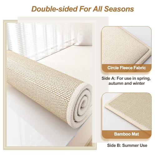 1" Double-sided Reversible Window Bench Cushion B61230
