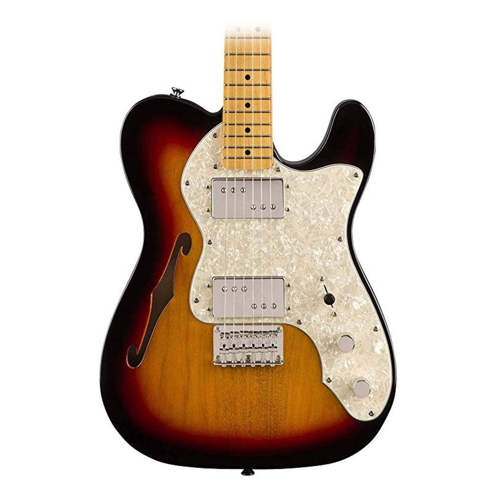 3-Color Sunburst Telecaster Thinline Electric Guitar Y191113