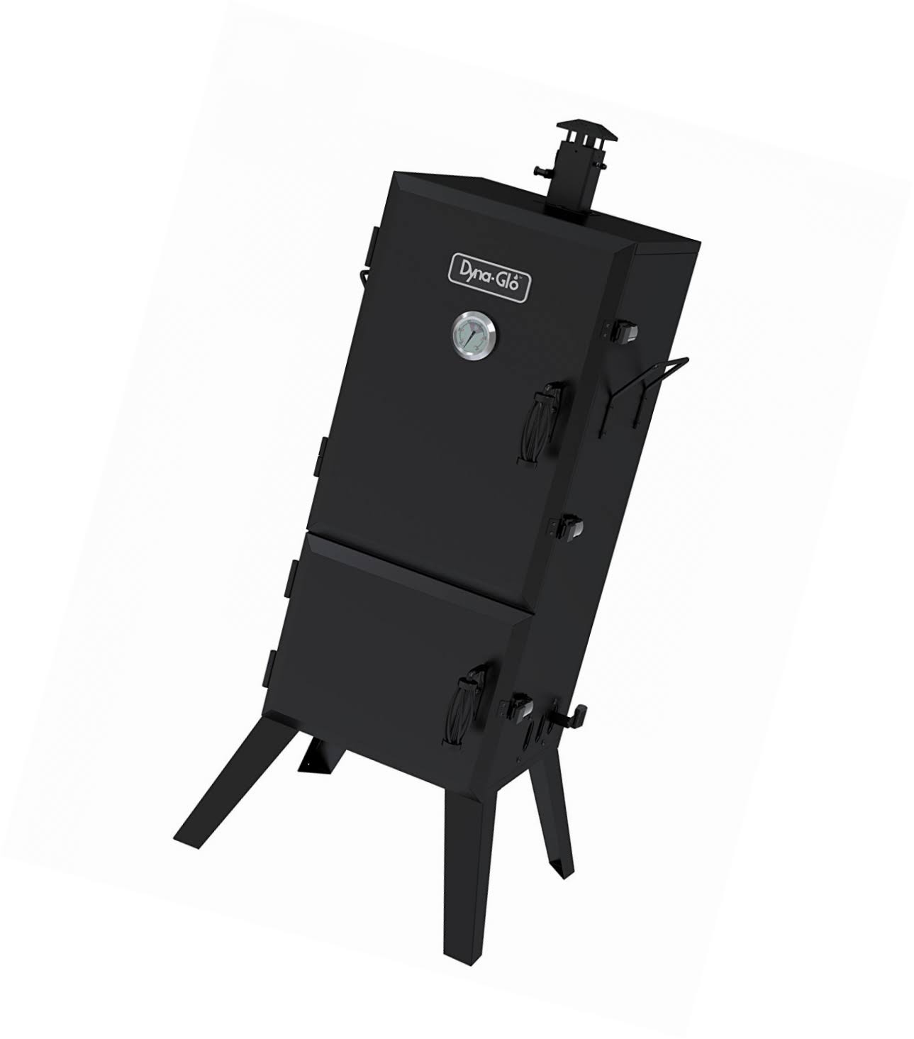 Black Vertical Charcoal Smoker K60090