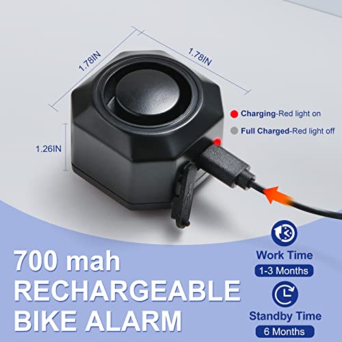 Wireless Rechargeable Waterproof Vibration Alarm System with Motion Sensor H32240