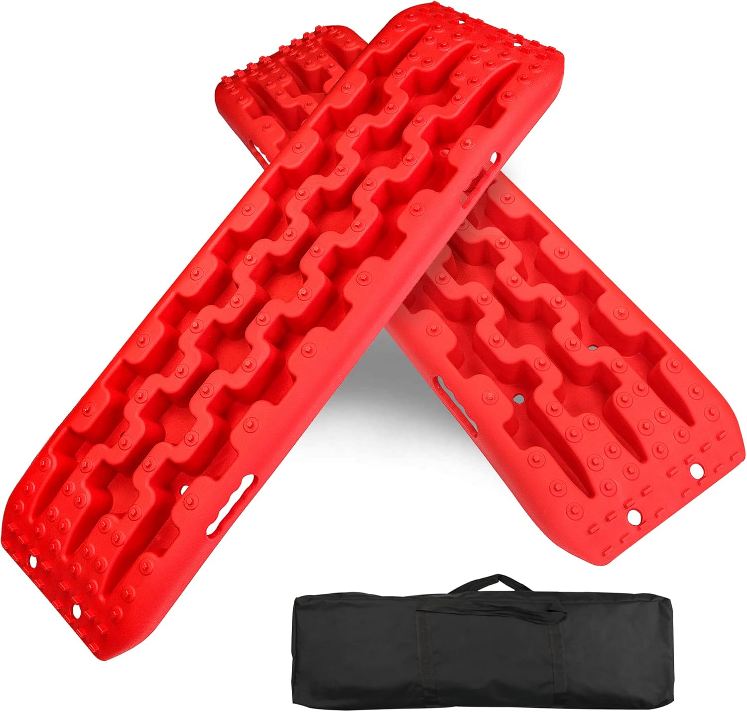 Red Tire Traction Mats 2 Piece T360828