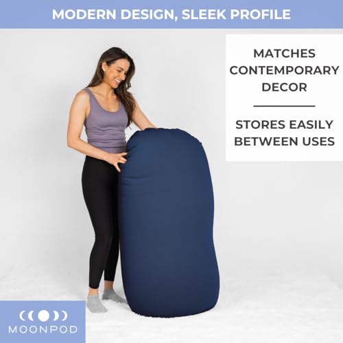 Large Light Gray Bean Bag Chair C7409