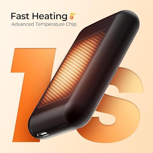 Rechargeable Electric Hand Warmers with Heat Levels and Display W3565