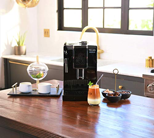 Black Automatic Coffee & Espresso Machine with Burr Grinder Y961315