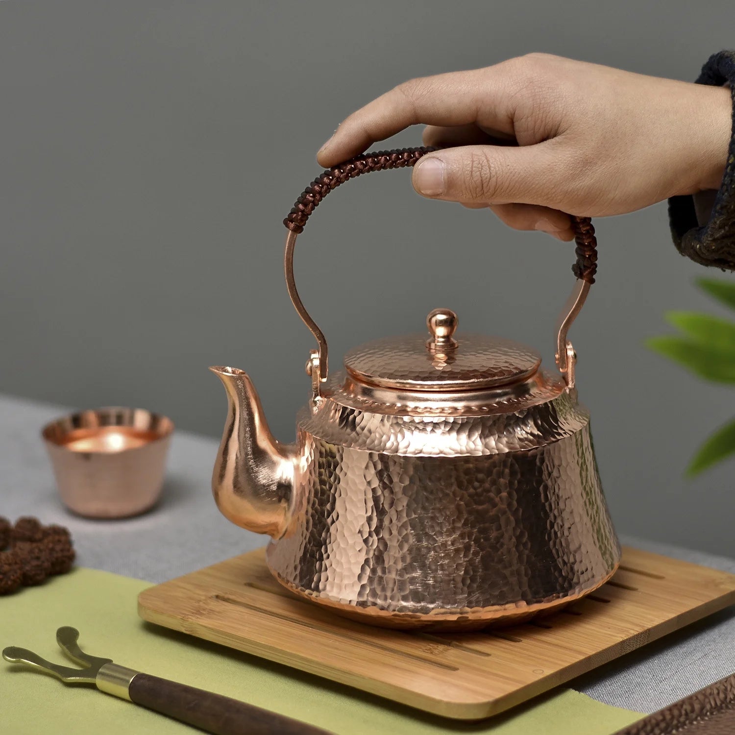 1 Liter Pure Copper Kettle Teapot H968053