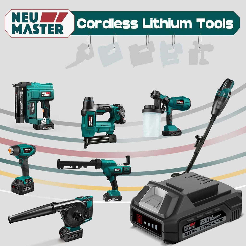 Cordless Battery Powered Brad Nailer Staple Gun X8166