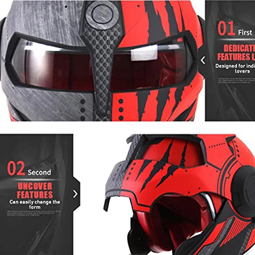 Motorcycle Helmet Full Face Flip Open Helmet DOT Certified Y749186