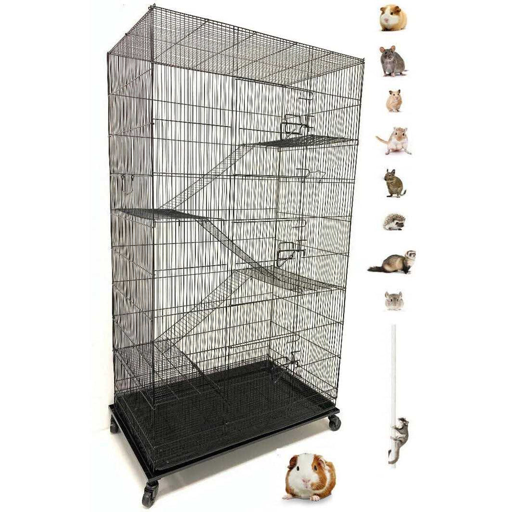 55 Extra Large Rolling Stand Cage for Ferret Chinchilla Sugar Glider Rats U55241