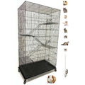 55 Extra Large Rolling Stand Cage for Ferret Chinchilla Sugar Glider Rats U55241