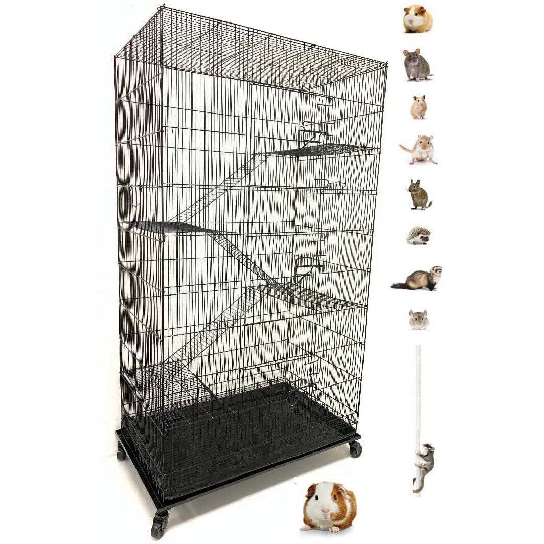 55 Extra Large Rolling Stand Cage for Ferret Chinchilla Sugar Glider Rats U55241