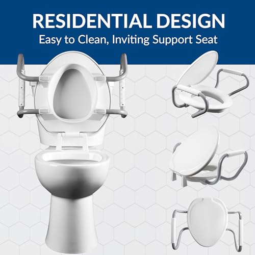 Raised Toilet Seat with Handles R4038