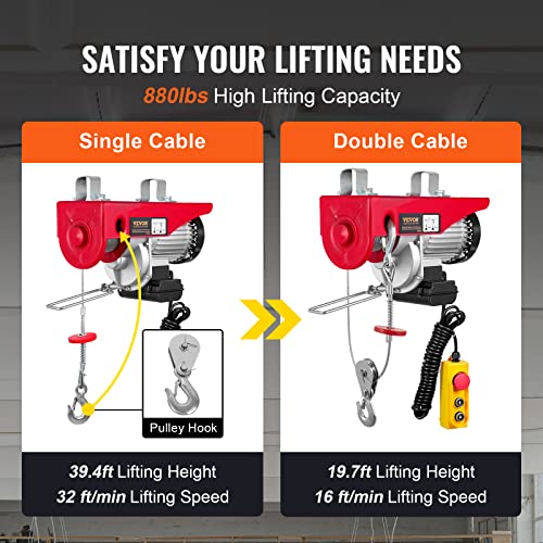 110V Electric Hoist with Remote Control D511