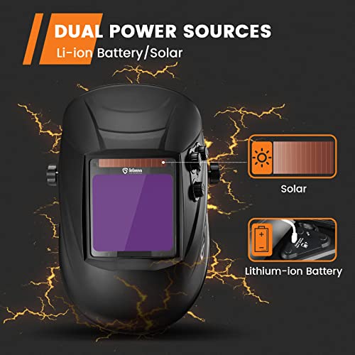 Auto Darkening Welding Helmet with 4 Arc Sensor Q5168