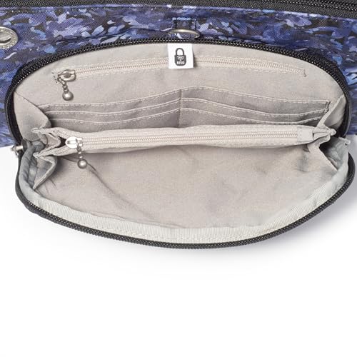 Lightweight Water-Resistant Crossbody Bag with Locking Zipper M471246