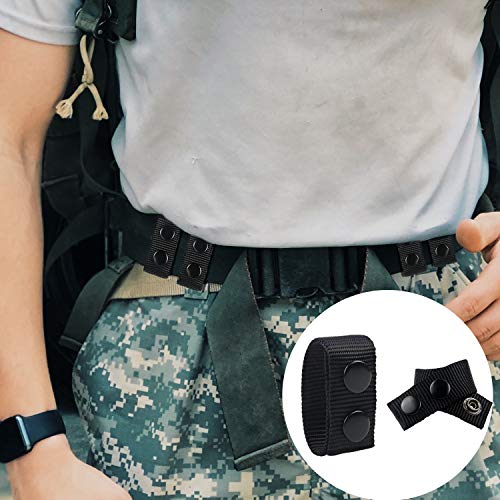 Nylon Belt Keeper with Double Snaps S5811