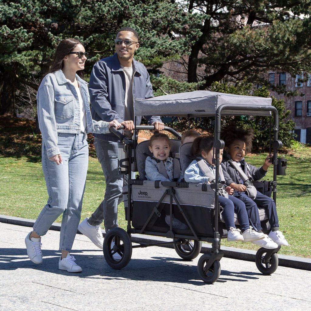 Grey 4 Seater Stroller Wagon P885697