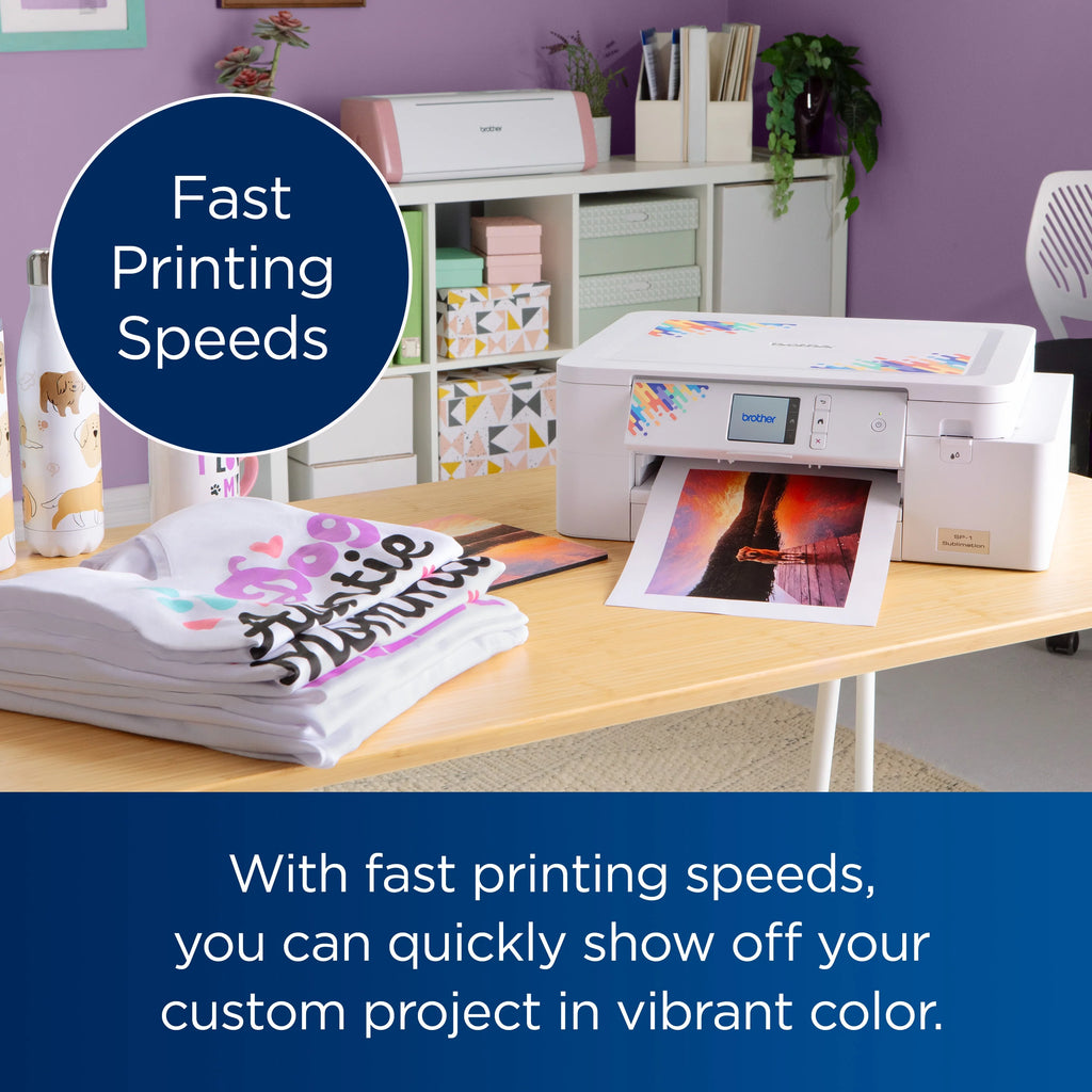Sublimation Printer and 4-Color Sublimation Ink Cartridge Set B283