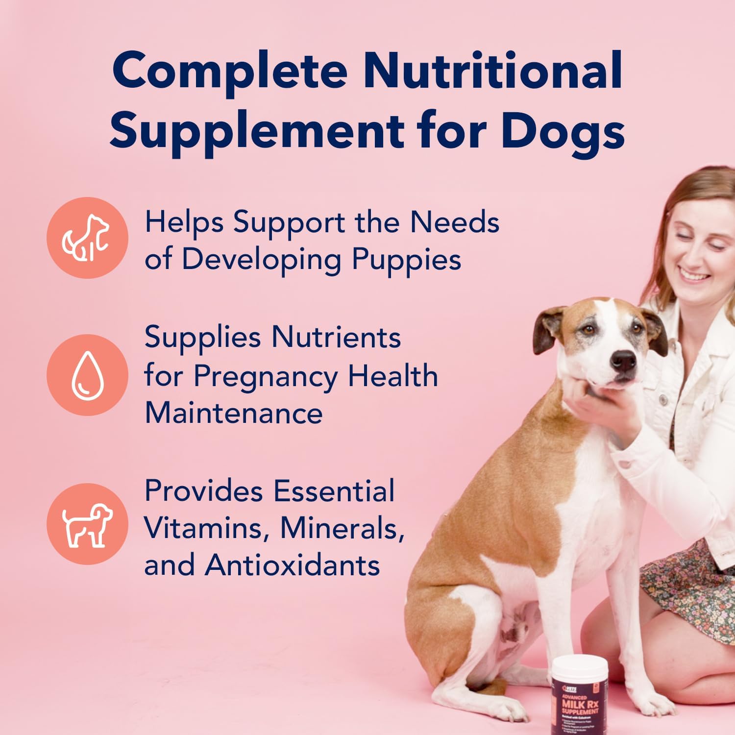 Puppy Milk Replacement Formula Powder Supplement - 12 Oz Z64085
