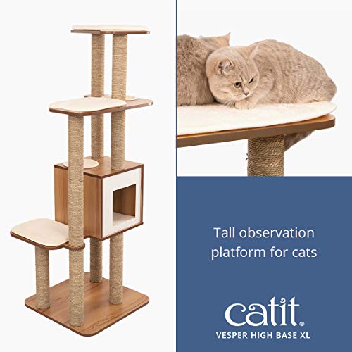 Walnut Extra Large Cat Tree V883