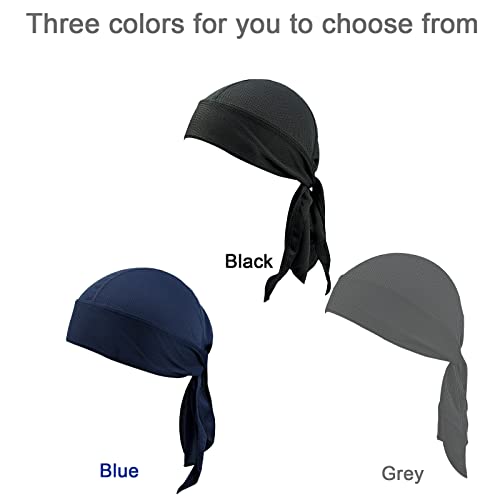 3Pcs Skull Caps Sweat Wicking Cooling Helmet Liner X8517