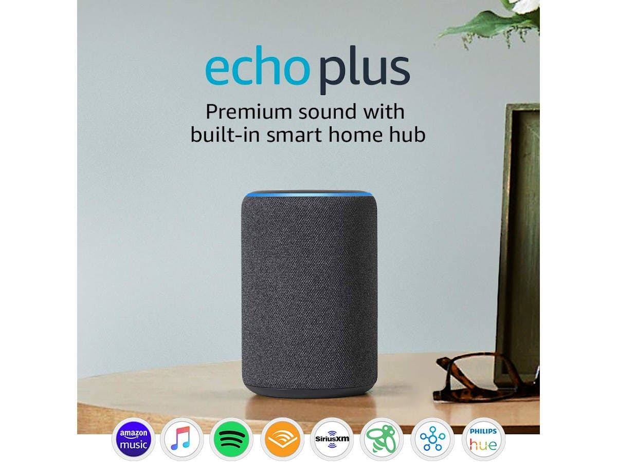 Charcoal Smart Speaker with Built-In Smart Home Hub D525