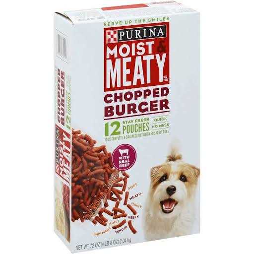 Moist & Meaty Dog Food Chopped Burger N481