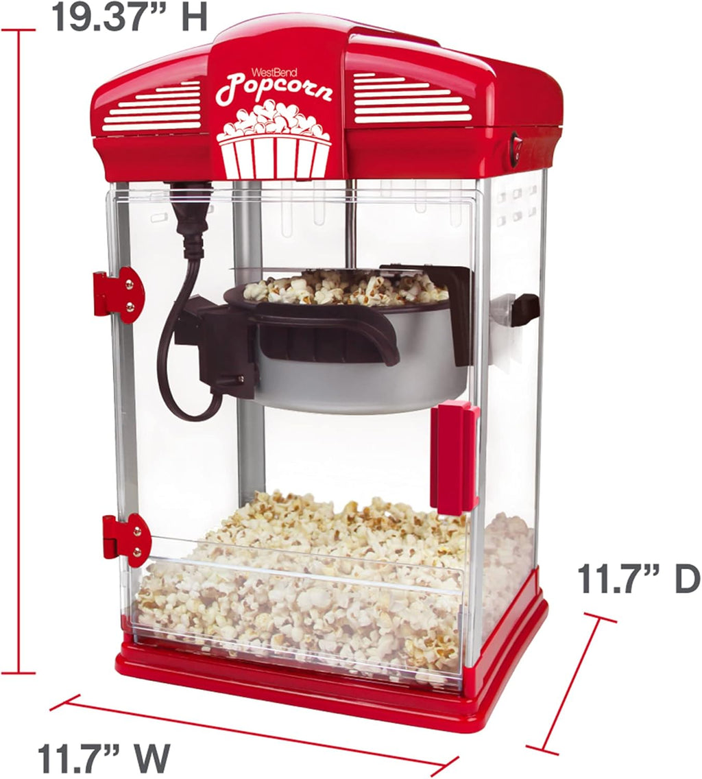 Red 4 Qt. Nonstick Popcorn Popper G80545