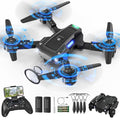 1080P Camera FPV Foldable Drone with 2 Batteries B51519
