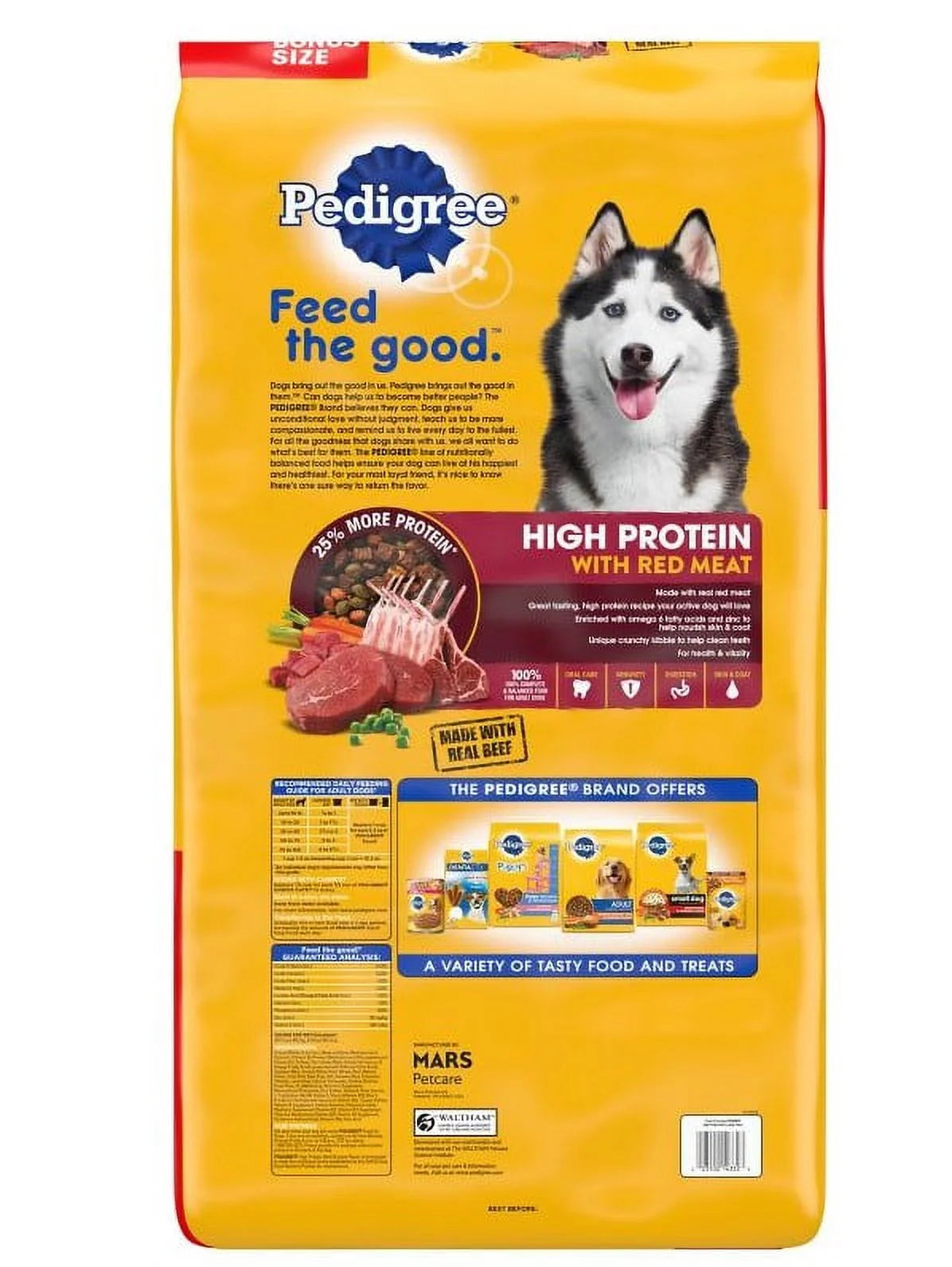 44 lb. Dry Dog Food Beef and Lamb Flavor G809