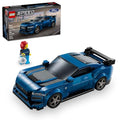 Blue Ford Mustang Dark Horse Sports Car Toy, Buildable Toy Car Model Set, 76920 D2454
