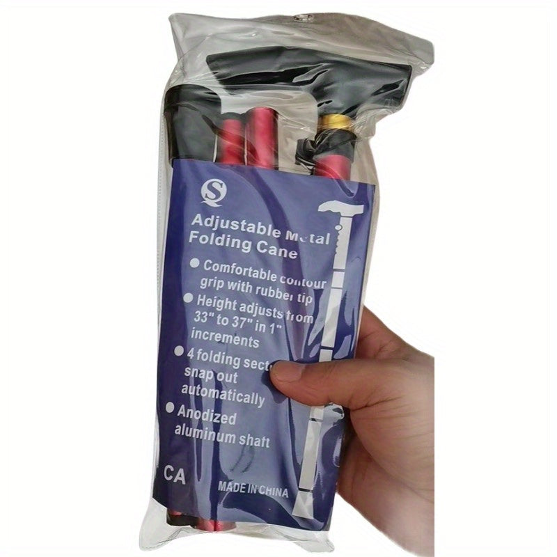 Adjustable Folding Trekking Pole With T Handles Q660877