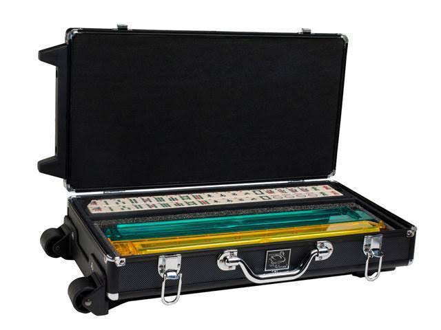 Ivory Tiles - Wheeled Aluminum Case - Black Z2342
