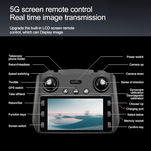 White 4K GPS UHD Drone with Camera Y189423
