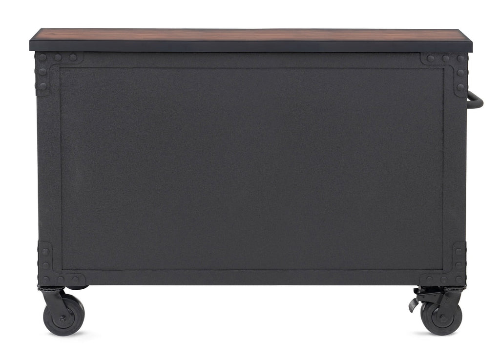 48 in. 5-Drawers Rolling Tool Chest with Wood Top U7592