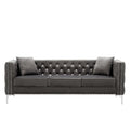 Grey 2 Piece Sofa and Loveseat Set V7372