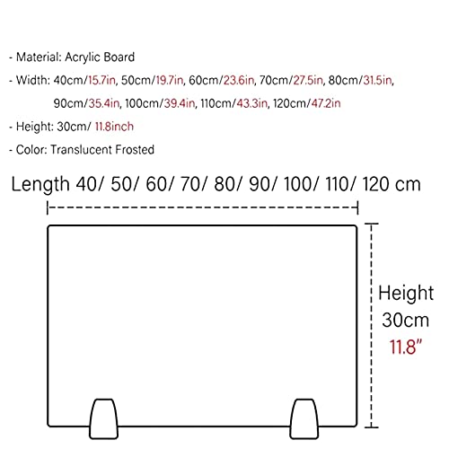 Acoustic Desk Privacy Panel (40x30cm) V124626