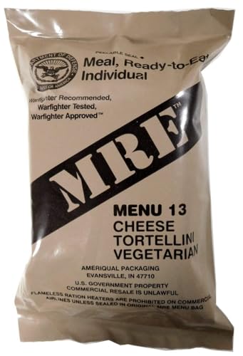 6 Packs Vegetarian Meal Ready to Eat Field Ration Survival Food D936411