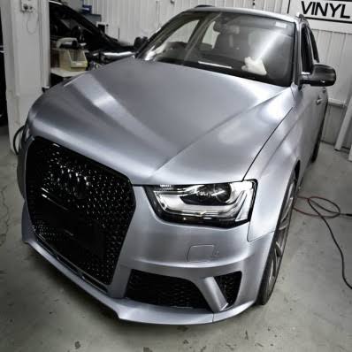 Brushed Gunmetal Aluminium Car Vinyl Wrap Film 152cm x 100cm Silver Brushed Aluminium S311488